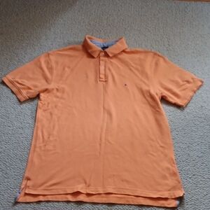 Men's Tommy Hilfiger Cotton Orange Polo - XL